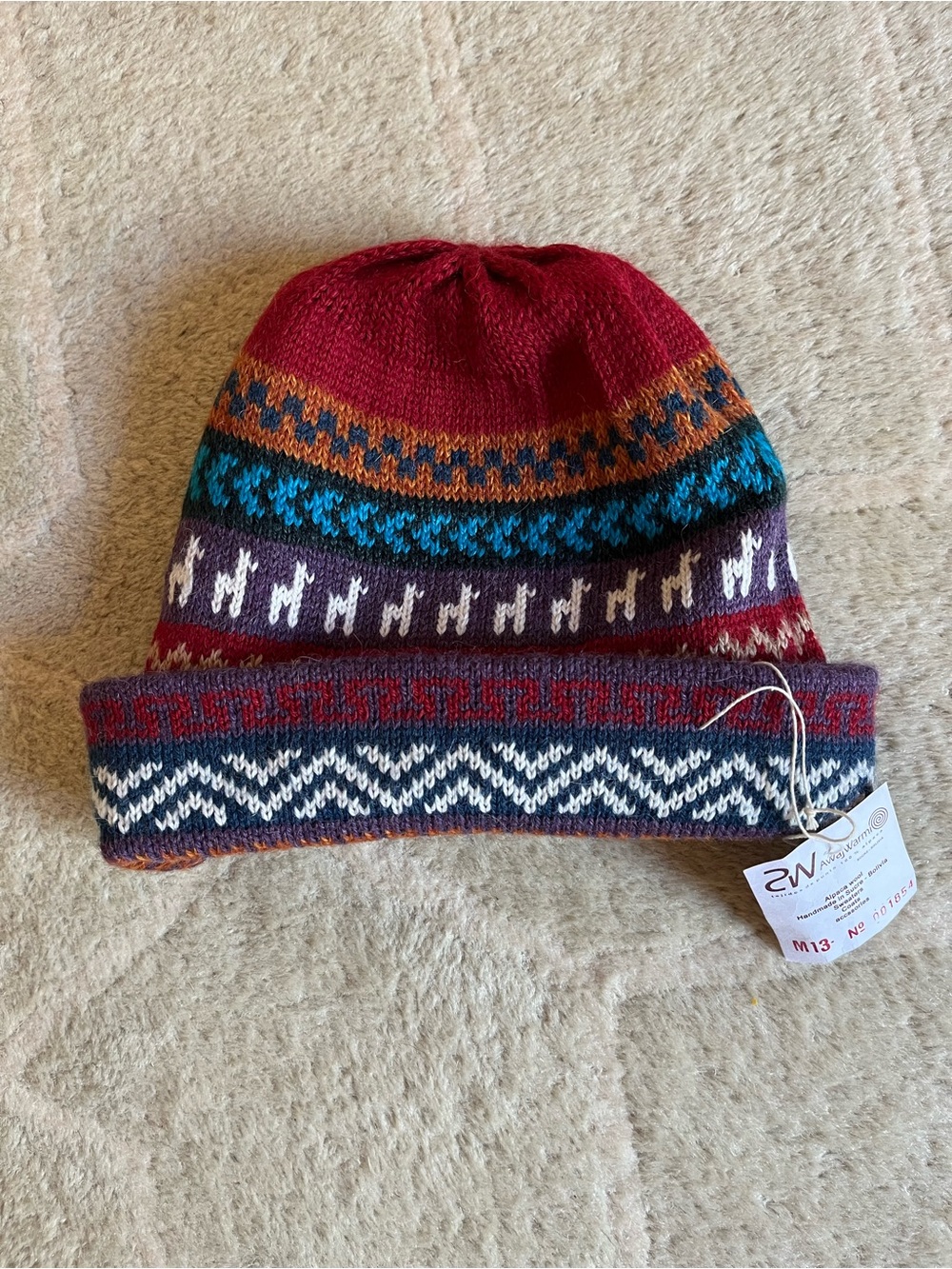 AwajWarmi Alpaca Reversible Hat
